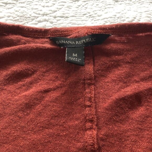 ɗ Banana Republic Pumpkin Orange Tee - Picture 3 of 4